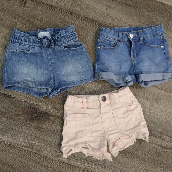 The Children's Place Other - BUNDLE: Three 2T toddler girls shorts. Three diff brands.